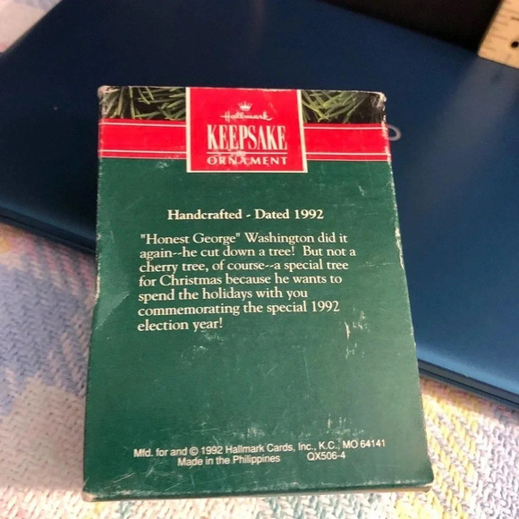 Vintage Hallmark Christmas ornament Honest George 1992 - Picture 2 of 2